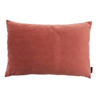 Louise Smærup - Pude, velour u. strop - Peach (40x60 cm.)