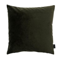 Louise Smærup - Pude, velour u. strop - Army (50x50 cm.)