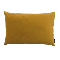 Louise Smærup - Pude, velour u. strop - Gul - Ocher (40x60 cm.)