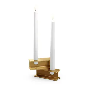 Höfats - HENRY METAL I+I Candleholder Set gold