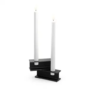 Höfats - HENRY METAL I+I Candleholder Set black