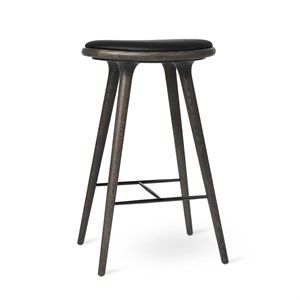 Image of Mater - Barstol - Sirka grå farvet eg - 74 cm