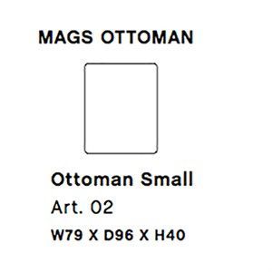 Image of HAY - Mags modul sofa - Ottoman small modul - Art. 02