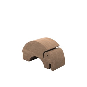 bObles - Elefant - Small - Mud Marble Nature