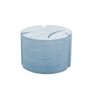 bObles - Fisk - Mist Marble Nature Ø 30 cm H: 20 cm