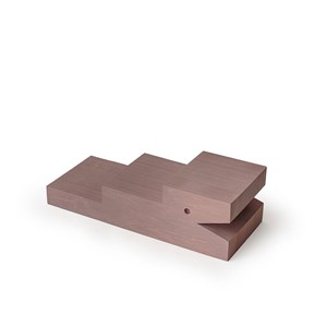 bObles - Krokodille Medium+ Rød Marmor Natur - Dusty Rose