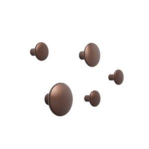 Image of Muuto - The Dots Metal - Sæt af 5 - Jordfarvet