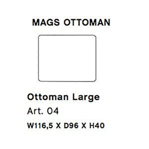 Image of HAY - Mags modul sofa - Ottoman large modul - Art. 04