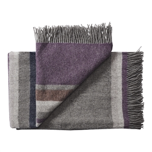 Silkeborg Uldspinderi - Plaid - Lyø - Grey Heather/Grå - 140x240 cm