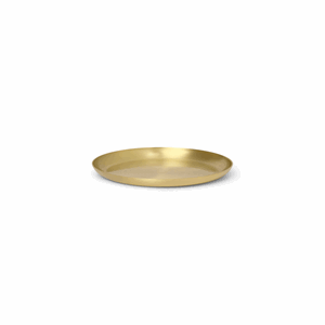 Ferm Living - Basho Tray - Rund - Messing