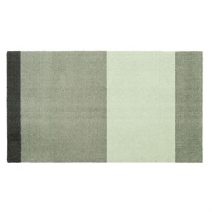 tica copenhagen - Smudsmåtte - Stripes Horizon - Lysegrøn/Støvet/Mørkegrøn - 40x60 cm