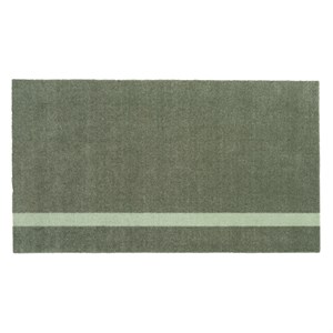 tica copenhagen - Smudsmåtte - Stripes Vertical - Lysegrøn/Støvet - 60x90 cm