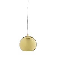 Frandsen Lightning - Ball pendant, glossy brass - 25 cm. 