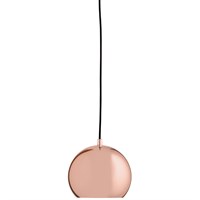 Frandsen Lightning - Ball pendant, glossy copper - 25 cm. 