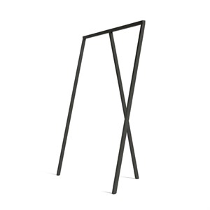 Hay - garderobestativ - Loop stand wardrobe i sort - stor