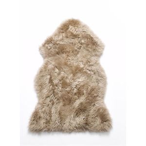 Image of Natures Collection lammeskin - Taupe sheepskin NZ (90x60 cm)