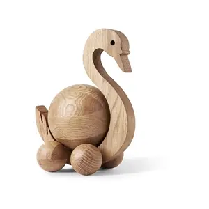 ChiCura - Træfigur - Spinning Swan - Small