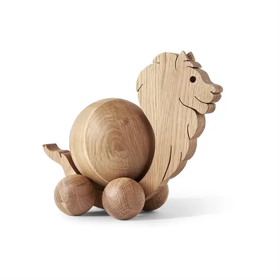 ChiCura - Træfigur - Spinning Lion - Small