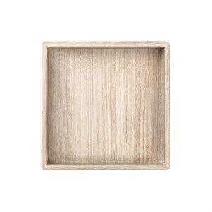 Image of Louise Roe - Bakke i egetræ, natur - 28 x 28 cm