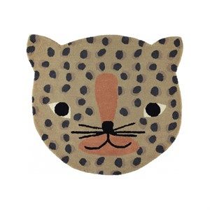 Image of OYOY - Leopard Gulvtæppe - Brun