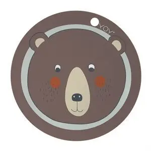 OYOY - Dækkeserviet i silicone, bear
