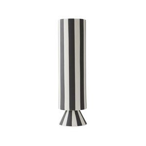 Image of OYOY - Toppu vase - Sort & Hvid