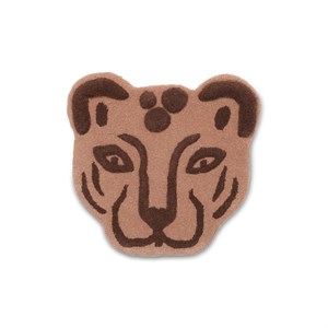 Ferm Living - Tufted Leopard hoved - Vægtæppe eller gulvtæppe