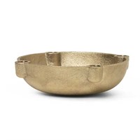 Ferm Living - Bowl Candle holder, messing