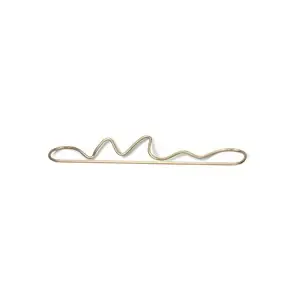 Ferm Living - Curvature Håndklædeholder, Brass
