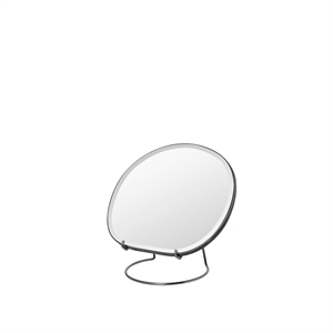 Ferm Living - Pond bordspejl - Pond Table Mirror - Dark Chrome