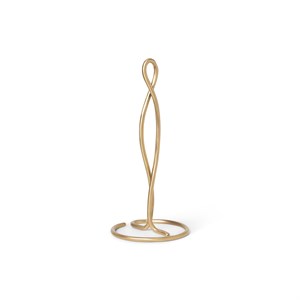Ferm Living - Curvature Køkkenrulleholder, Brass