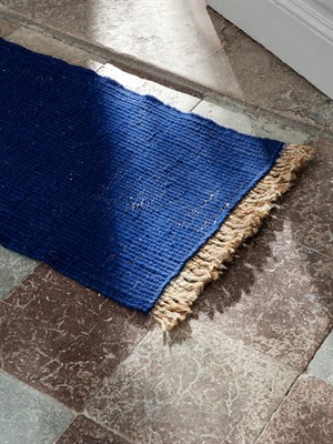 Ferm Living - Block Mat, Bright Blue