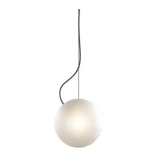 Nordic Tales - Pendel Lampe - Bright Ripple - m. creme kabel 