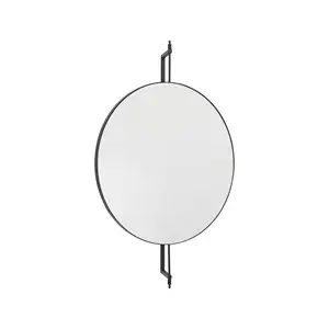 Kristina Dam - Spejl - Rotating Mirror Round - Sort - Ø 60 cm