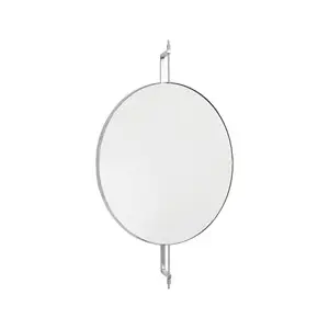 Kristina Dam - Spejl - Rotating Mirror Round - Stål - Ø 60 cm