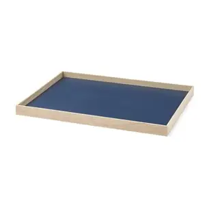 Gejst bakke - Frame tray medium i eg/blå