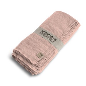 Lovely Linen - Dug, Litchi (rosa) - 145x300