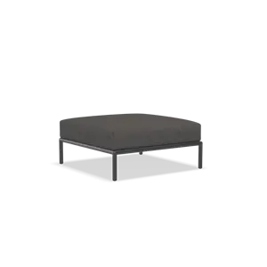 Houe - LEVEL Ottoman - Dark grey. Fabric