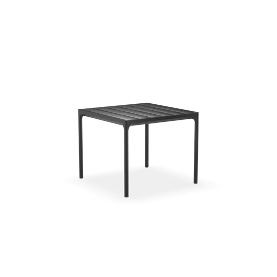 Houe - FOUR Table. 90x90 cm - Black. Frame