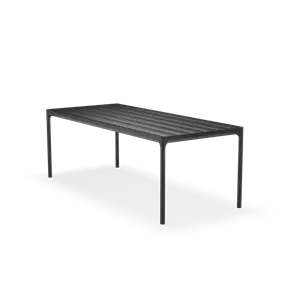 Houe - FOUR Table. 210x90 cm - Black. Frame