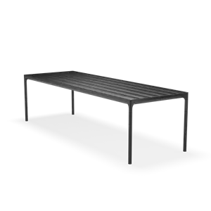 Houe - FOUR Table. 270x90 cm - Black. Frame