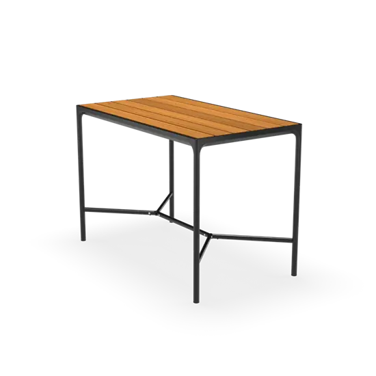 Houe - FOUR Bar Table. 90x160 cm - Bamboo. Frame