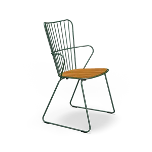 Houe - PAON Dining chair - Pine green. Seat