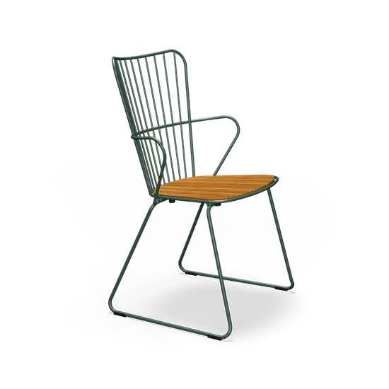Houe - PAON Dining chair - Pine green. Seat