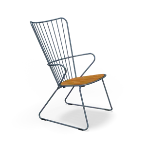 Houe - PAON Lounge chair - Midnight. Seat