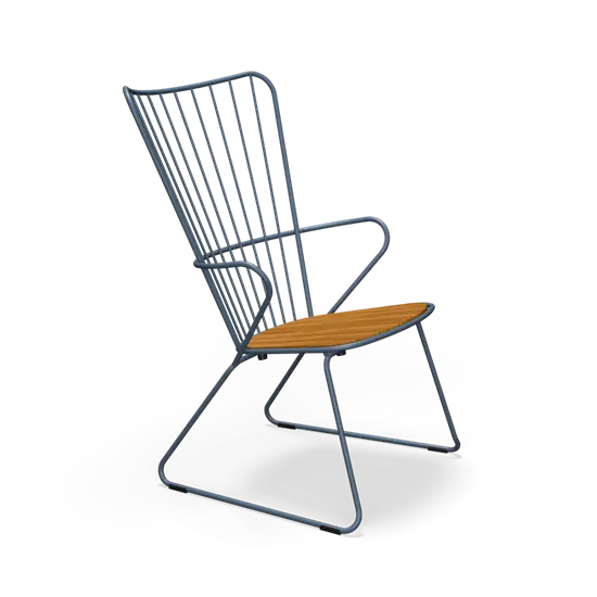 Houe - PAON Lounge chair - Midnight. Seat