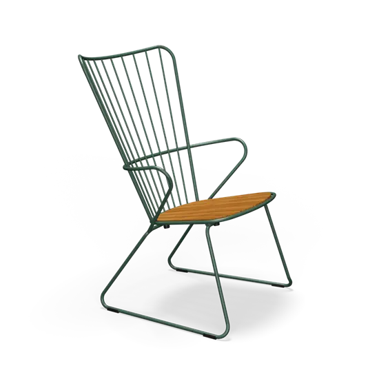 Houe - PAON Lounge chair - Pine green. Seat