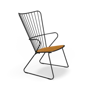 Houe - PAON Lounge chair - Black. Seat