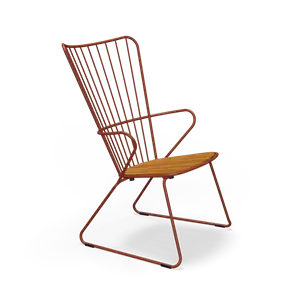 Houe - PAON Lounge chair - Paprika. Seat