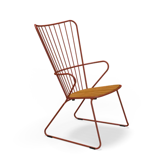 Houe - PAON Lounge chair - Paprika. Seat